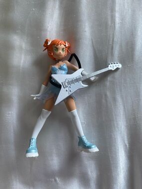 Blue Guitar Doll with White Boots - Kids Toy Doll